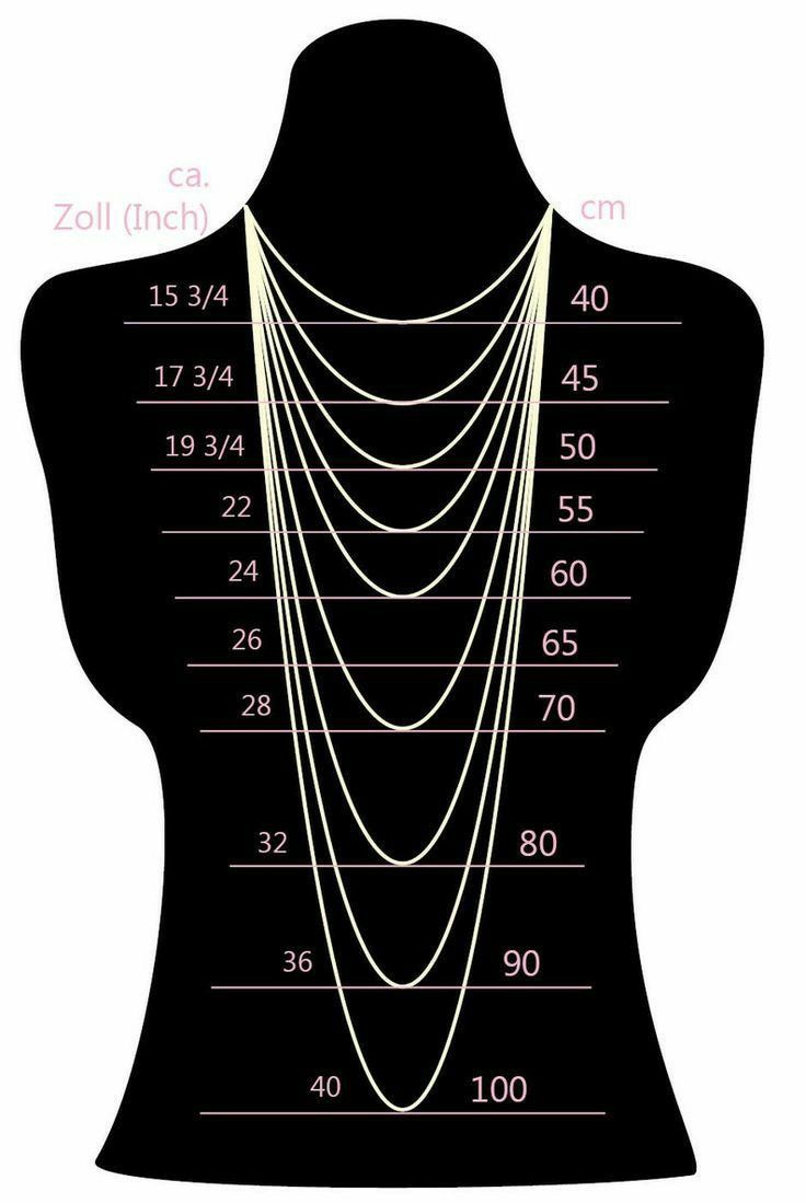 Neck size chart
